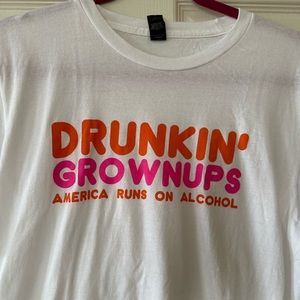 Funny Slogan Tee - Drunkin’ Grownups